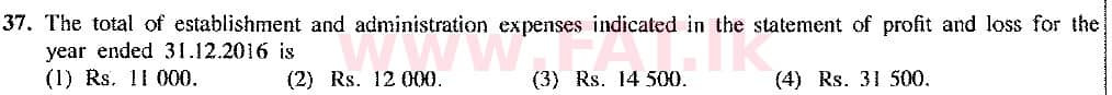 உள்ளூர் பாடத்திட்டம் : சாதாரண நிலை (சா/த) வர்த்தகக் கல்வி மற்றும் கணக்கியல் - 2017 டிசம்பர் - தாள்கள் I (புதிய பாடத்திட்டம்) (English மொழிமூலம்) 37 2