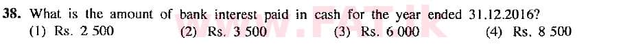 உள்ளூர் பாடத்திட்டம் : சாதாரண நிலை (சா/த) வர்த்தகக் கல்வி மற்றும் கணக்கியல் - 2017 டிசம்பர் - தாள்கள் I (புதிய பாடத்திட்டம்) (English மொழிமூலம்) 38 2
