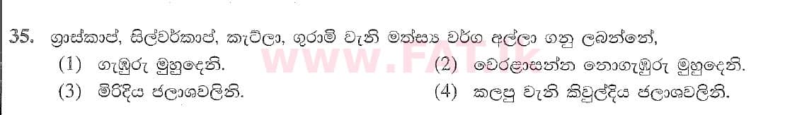 National Syllabus : Ordinary Level (O/L) Geography - 2020 March - Paper I (සිංහල Medium) 35 2