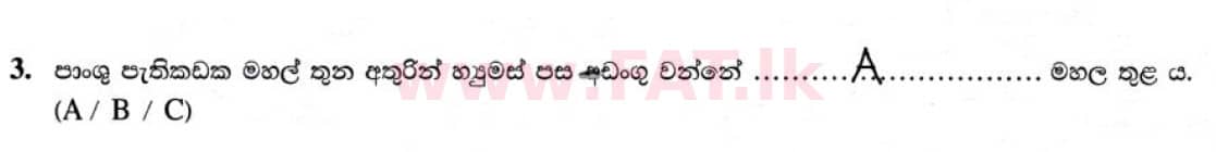National Syllabus : Ordinary Level (O/L) Geography - 2020 March - Paper I (සිංහල Medium) 3 5024