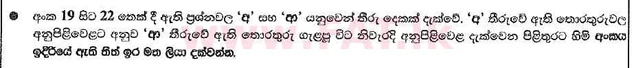 දේශීය විෂය නිර්දේශය : සාමාන්‍ය පෙළ (O/L) භූගෝල විද්‍යාව - 2019 දෙසැම්බර් - ප්‍රශ්න පත්‍රය I (සිංහල මාධ්‍යය) 22 1