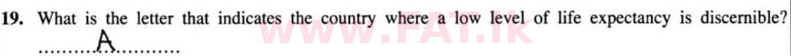 National Syllabus : Ordinary Level (O/L) Geography - 2020 March - Paper I (English Medium) 19 5847