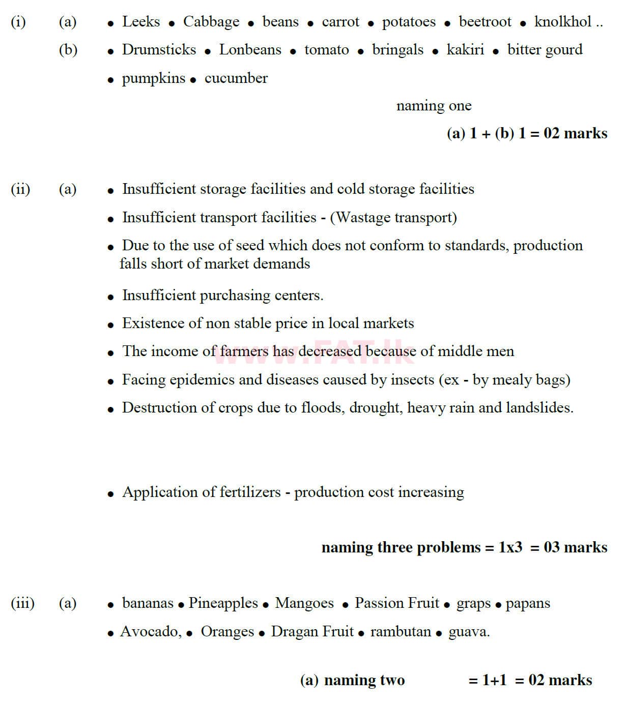 National Syllabus : Ordinary Level (O/L) Geography - 2020 March - Paper II (English Medium) 5 5878