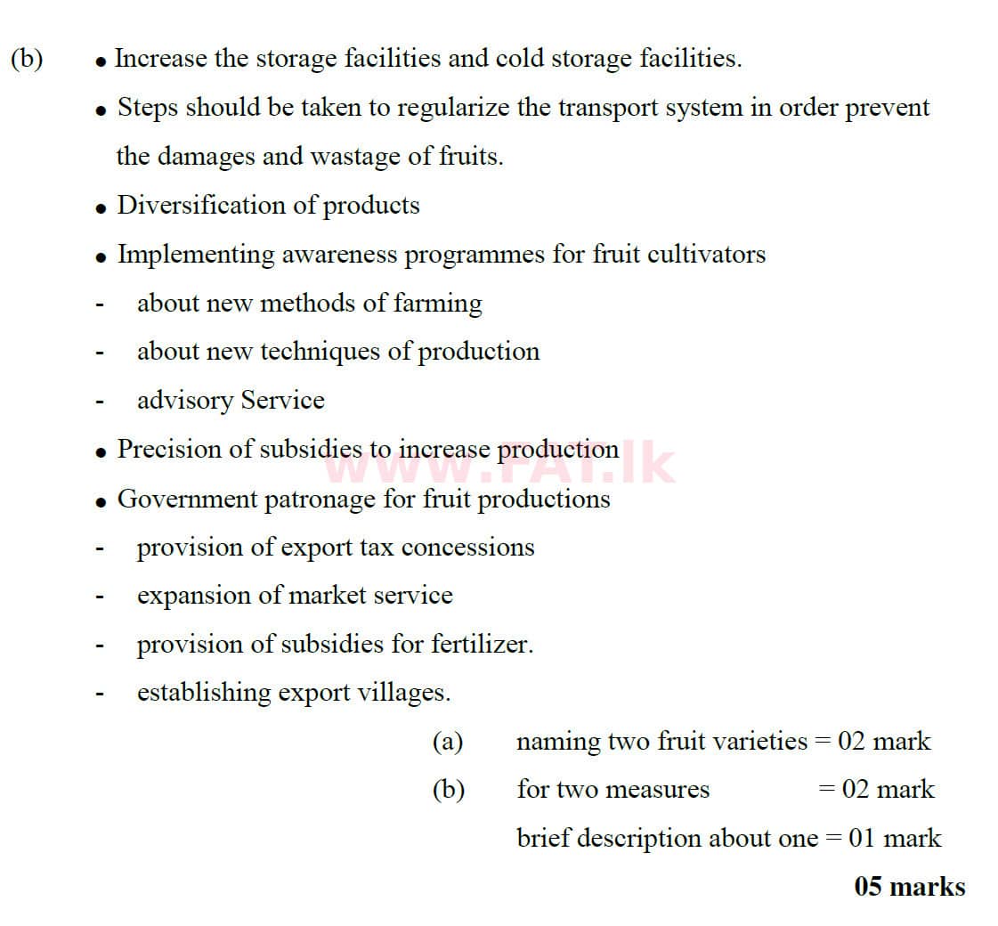 National Syllabus : Ordinary Level (O/L) Geography - 2020 March - Paper II (English Medium) 5 5879