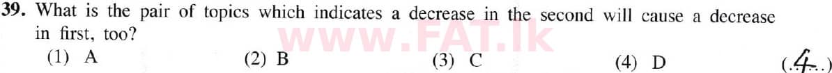 දේශීය විෂය නිර්දේශය : සාමාන්‍ය පෙළ (O/L) භූගෝල විද්‍යාව - 2019 දෙසැම්බර් - ප්‍රශ්න පත්‍රය I (English මාධ්‍යය) 39 5963