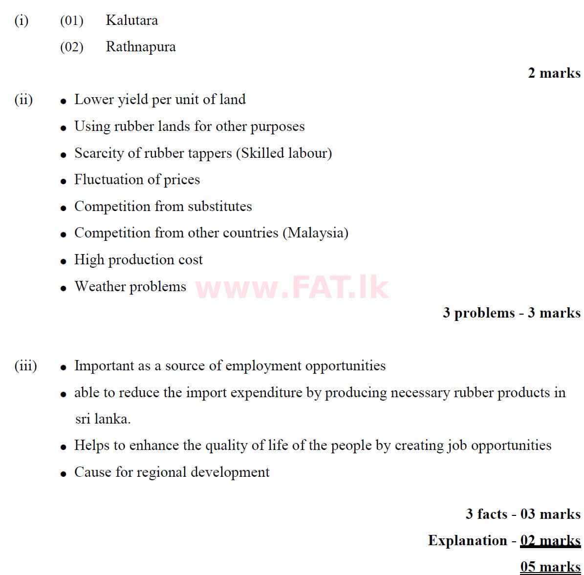 National Syllabus Ordinary Level (O/L) Geography 2019 December