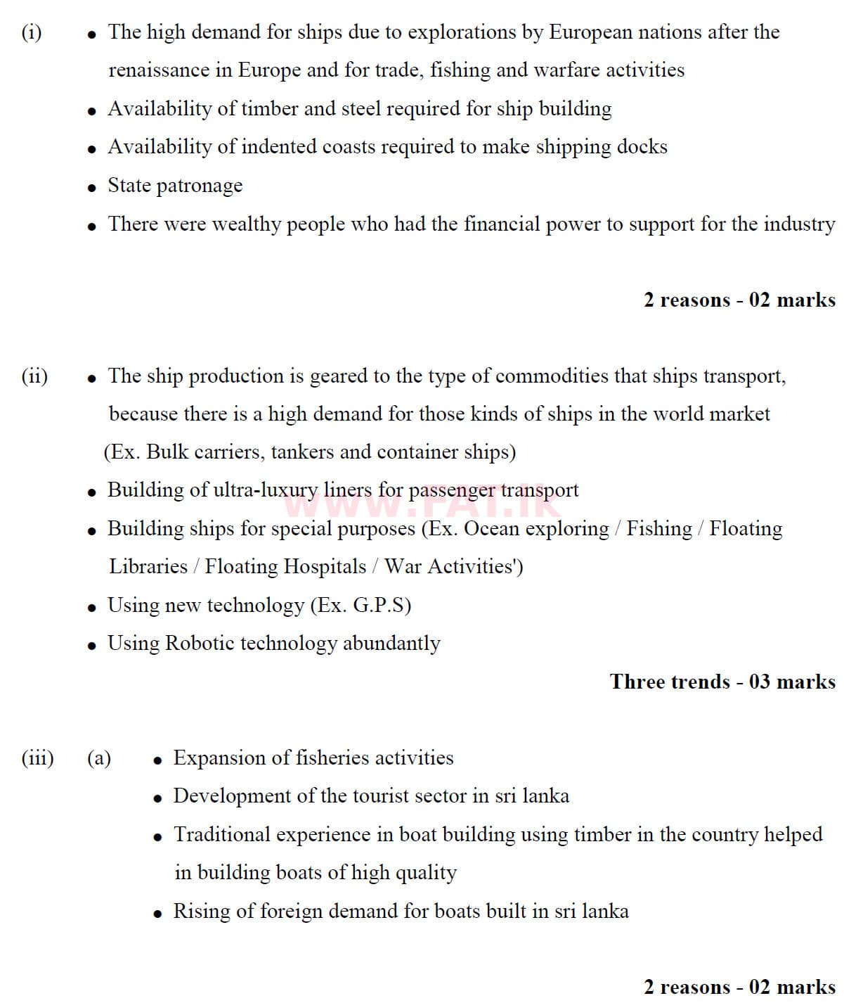 National Syllabus : Ordinary Level (O/L) Geography - 2019 December - Paper II (English Medium) 5 5971