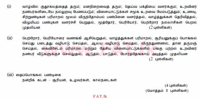 உள்ளூர் பாடத்திட்டம் : சாதாரண நிலை (சா/த) சைவநெறி - 2013 டிசம்பர் - தாள்கள் II (தமிழ் மொழிமூலம்) 3 978