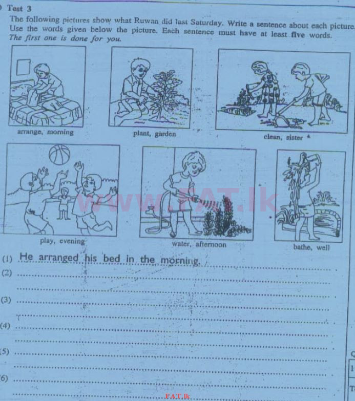 National Syllabus : Ordinary Level (O/L) English Language - 2013 December - Paper I (English Medium) 3 1
