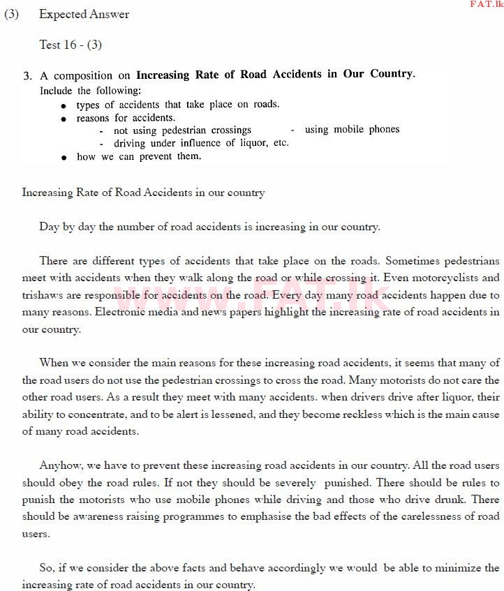 National Syllabus : Ordinary Level (O/L) English Language - 2013 December - Paper II (English Medium) 8 645