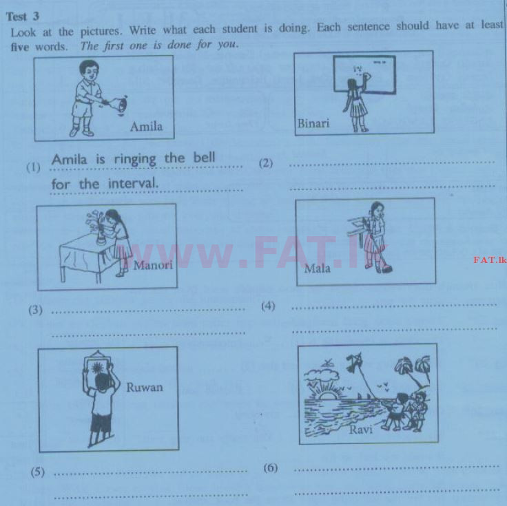 National Syllabus : Ordinary Level (O/L) English Language - 2014 December - Paper I (English Medium) 3 1