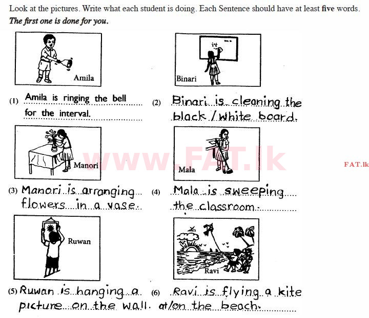 National Syllabus : Ordinary Level (O/L) English Language - 2014 December - Paper I (English Medium) 3 710