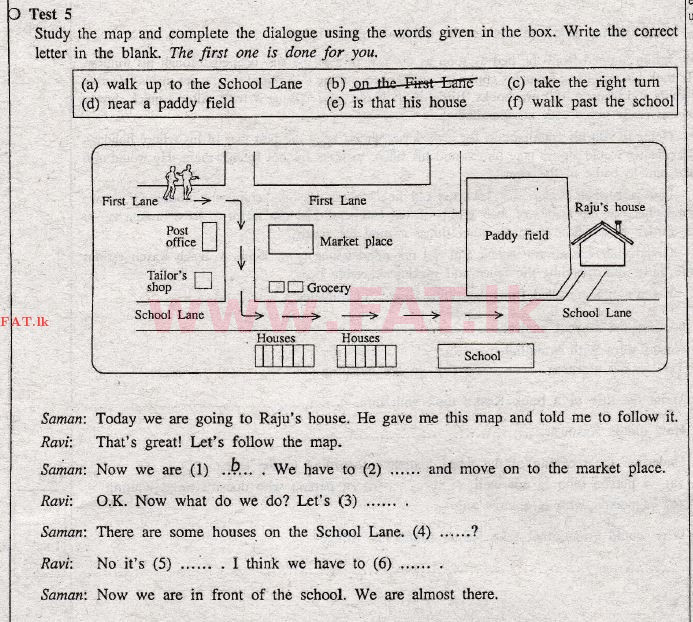 National Syllabus : Ordinary Level (O/L) English Language - 2010 December - Paper I (English Medium) 5 1