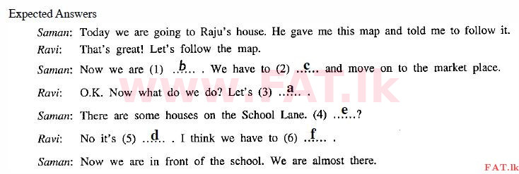 National Syllabus : Ordinary Level (O/L) English Language - 2010 December - Paper I (English Medium) 5 2540