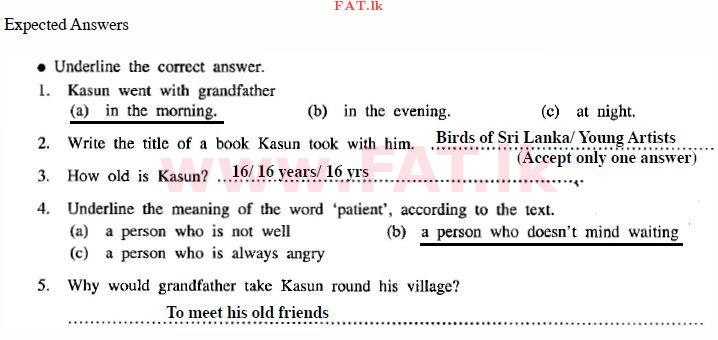 National Syllabus : Ordinary Level (O/L) English Language - 2010 December - Paper I (English Medium) 7 2542