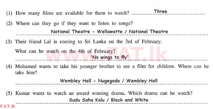 දේශීය විෂය නිර්දේශය : සාමාන්‍ය පෙළ (O/L) ඉංග්‍රීසි භාෂාව - 2011 දෙසැම්බර් - ප්‍රශ්න පත්‍රය II (English මාධ්‍යය) 4 2035