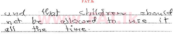 දේශීය විෂය නිර්දේශය : සාමාන්‍ය පෙළ (O/L) ඉංග්‍රීසි භාෂාව - 2011 දෙසැම්බර් - ප්‍රශ්න පත්‍රය II (English මාධ්‍යය) 8 2044