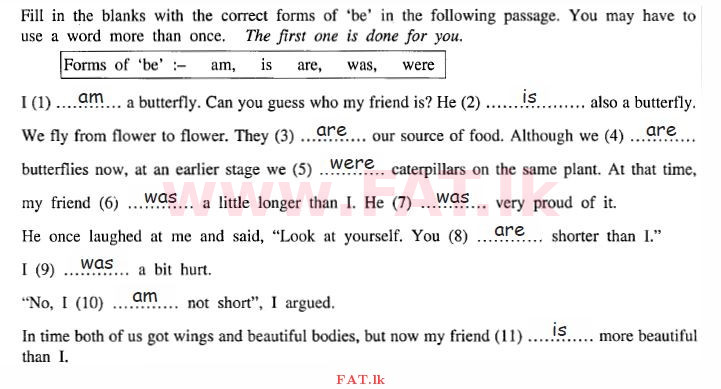දේශීය විෂය නිර්දේශය : සාමාන්‍ය පෙළ (O/L) ඉංග්‍රීසි භාෂාව - 2012 දෙසැම්බර් - ප්‍රශ්න පත්‍රය I (English මාධ්‍යය) 5 1339