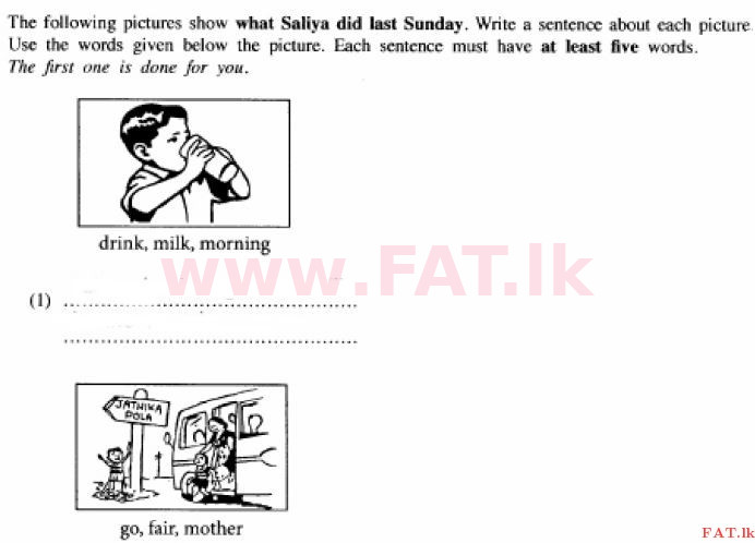 National Syllabus : Ordinary Level (O/L) English Language - 2015 December - Paper I (English Medium) 4 1