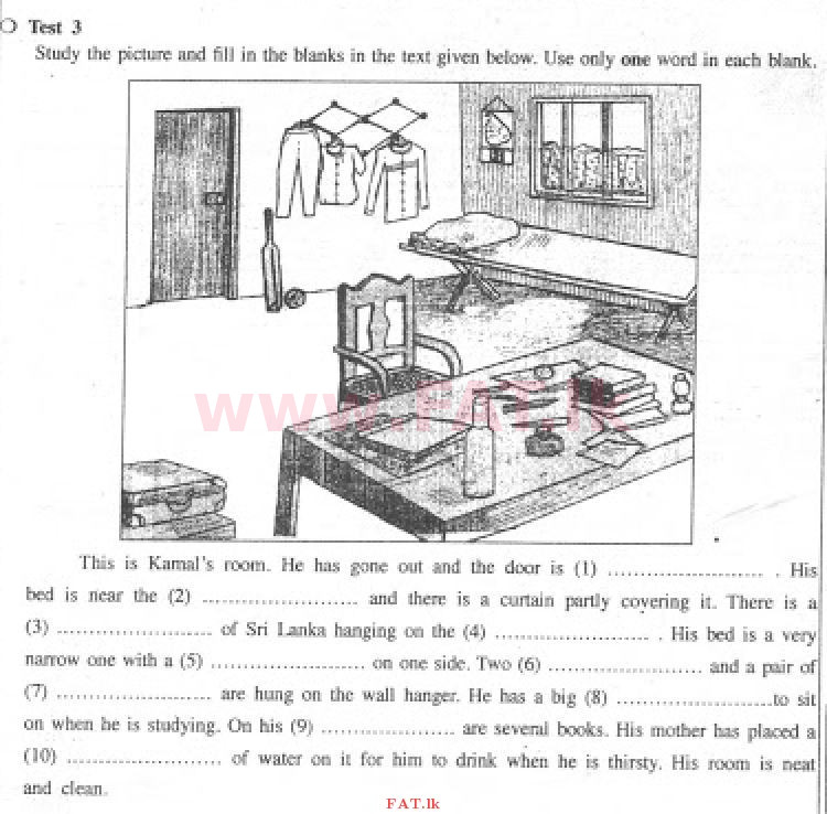 உள்ளூர் பாடத்திட்டம் : சாதாரண நிலை (சா/த) ஆங்கிலம் - 2017 டிசம்பர் - தாள்கள் I (English மொழிமூலம்) 3 1