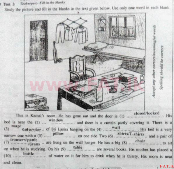 உள்ளூர் பாடத்திட்டம் : சாதாரண நிலை (சா/த) ஆங்கிலம் - 2017 டிசம்பர் - தாள்கள் I (English மொழிமூலம்) 3 4264