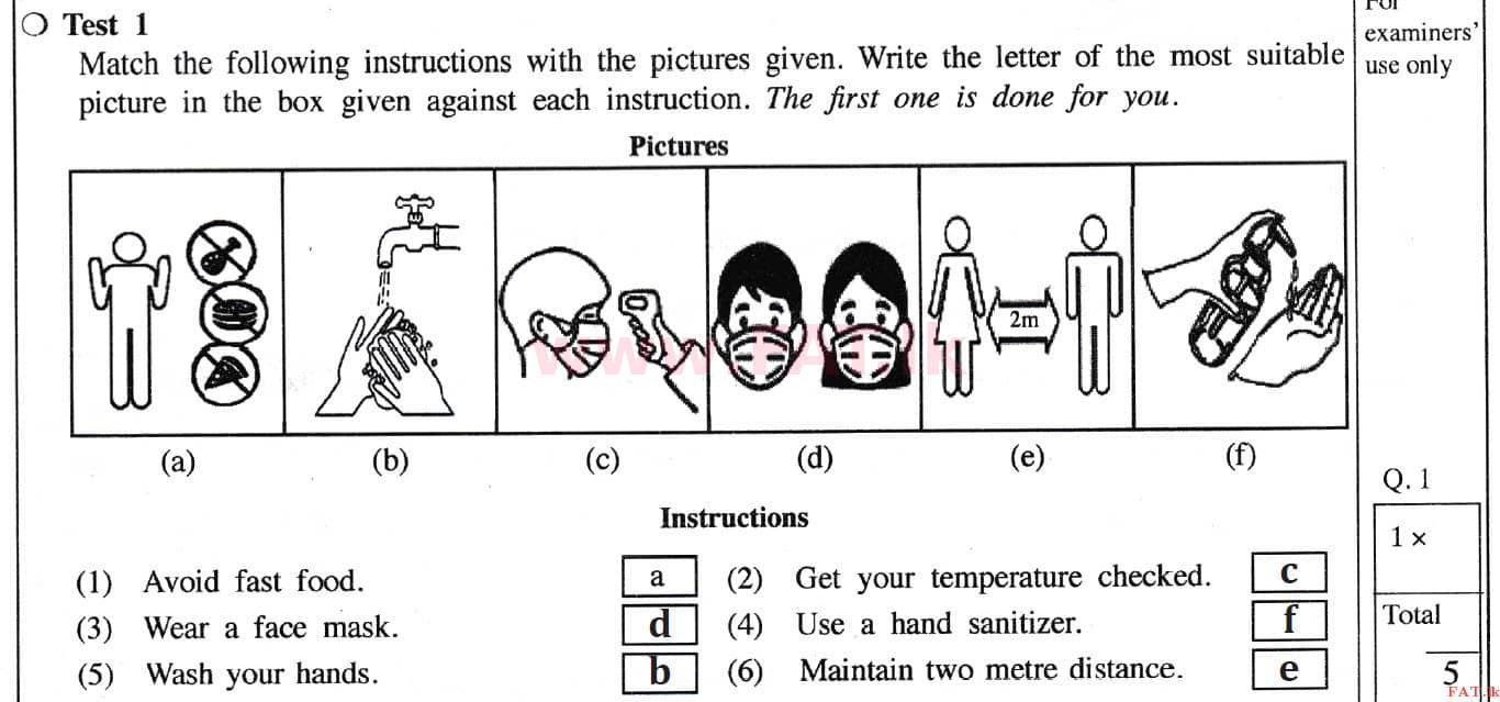 National Syllabus : Ordinary Level (O/L) English Language - 2020 March - Paper I (English Medium) 1 4467
