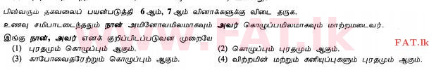 National Syllabus : Ordinary Level (O/L) Health and Physical Education - 2011 December - Paper I (தமிழ் Medium) 6 1