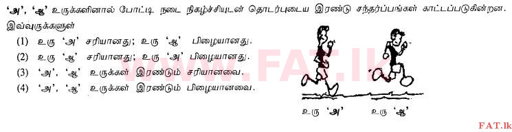 உள்ளூர் பாடத்திட்டம் : சாதாரண நிலை (சா/த) சுகாதாரம் மற்றும் உடல் கல்வி - 2012 டிசம்பர் - தாள்கள் I (தமிழ் மொழிமூலம்) 30 1