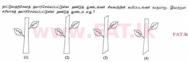 National Syllabus : Ordinary Level (O/L) Agriculture and Food Technology - 2011 December - Paper I (தமிழ் Medium) 34 1