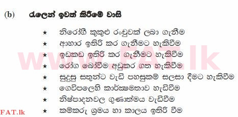 National Syllabus : Ordinary Level (O/L) Agriculture and Food Technology - 2012 December - Paper II (සිංහල Medium) 2 1473