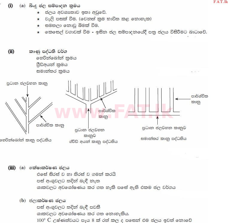 உள்ளூர் பாடத்திட்டம் : சாதாரண நிலை (சா/த) விவசாயமும் உணவுத் தொழில்நுட்பமும். - 2012 டிசம்பர் - தாள்கள் II (සිංහල மொழிமூலம்) 7 1480