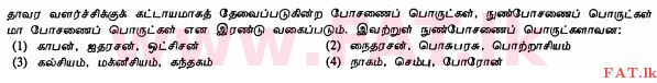 உள்ளூர் பாடத்திட்டம் : சாதாரண நிலை (சா/த) விவசாயமும் உணவுத் தொழில்நுட்பமும். - 2012 டிசம்பர் - தாள்கள் I (தமிழ் மொழிமூலம்) 40 1