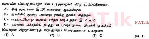 உள்ளூர் பாடத்திட்டம் : சாதாரண நிலை (சா/த) ஹோம் சயின்ஸ் - 2011 டிசம்பர் - தாள்கள் I (தமிழ் மொழிமூலம்) 28 1