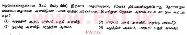 National Syllabus : Ordinary Level (O/L) Home Economics - 2011 December - Paper I (தமிழ் Medium) 29 1