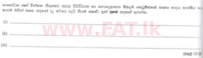 National Syllabus : Sri Lanka Law College Law Entrance - 2012 August - Section II (සිංහල Medium) 24 1