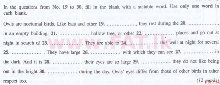உள்ளூர் பாடத்திட்டம் : இலங்கை சட்டக்கல்லூரி இலங்கை சட்டக்கல்லூரி நுழைவுத்தேர்வு - 2015 செப்டம்பர் - Language Skills - English (English மொழிமூலம்) 29 1