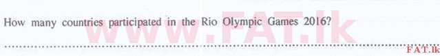 දේශීය විෂය නිර්දේශය : ශ්‍රී ලංකා නීති විද්‍යාලය නීති විද්‍යාලයීය ප්‍රවේශය - 2016 සැප්තැම්බර් - සාමාන්‍ය දැනීම හා බුද්ධි පරීක්ෂණය (English මාධ්‍යය) 50 1