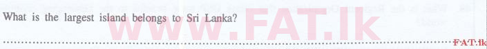 உள்ளூர் பாடத்திட்டம் : இலங்கை சட்டக்கல்லூரி இலங்கை சட்டக்கல்லூரி நுழைவுத்தேர்வு - 2015 செப்டம்பர் - General Knowledge and Intelligence (English மொழிமூலம்) 35 1