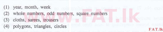 உள்ளூர் பாடத்திட்டம் : இலங்கை சட்டக்கல்லூரி இலங்கை சட்டக்கல்லூரி நுழைவுத்தேர்வு - 2015 செப்டம்பர் - General Knowledge and Intelligence (English மொழிமூலம்) 77 1