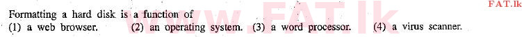 National Syllabus : Advanced Level (A/L) General Information Technology (GIT) - 2010 December - Paper I (English Medium) 19 1