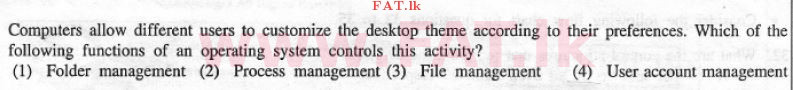 National Syllabus : Advanced Level (A/L) General Information Technology (GIT) - 2012 December - Paper I (English Medium) 20 1