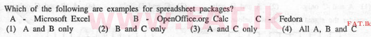 National Syllabus : Advanced Level (A/L) General Information Technology (GIT) - 2012 December - Paper I (English Medium) 25 1