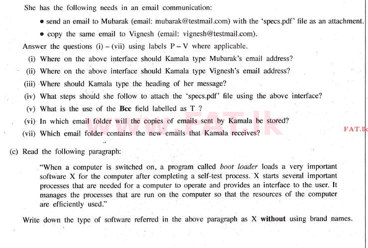உள்ளூர் பாடத்திட்டம் : உயர்தரம் (உ/த) பொதுத் தொடர்பாடல் தொழில்நுட்பம் (GIT) - 2014 டிசம்பர் - தாள்கள் II (English மொழிமூலம்) 2 2