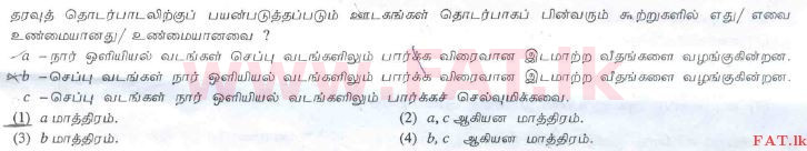 National Syllabus : Advanced Level (A/L) General Information Technology (GIT) - 2010 August - Paper I (தமிழ் Medium) 15 1