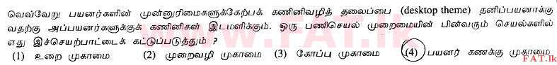 National Syllabus : Advanced Level (A/L) General Information Technology (GIT) - 2012 August - Paper I (தமிழ் Medium) 20 1
