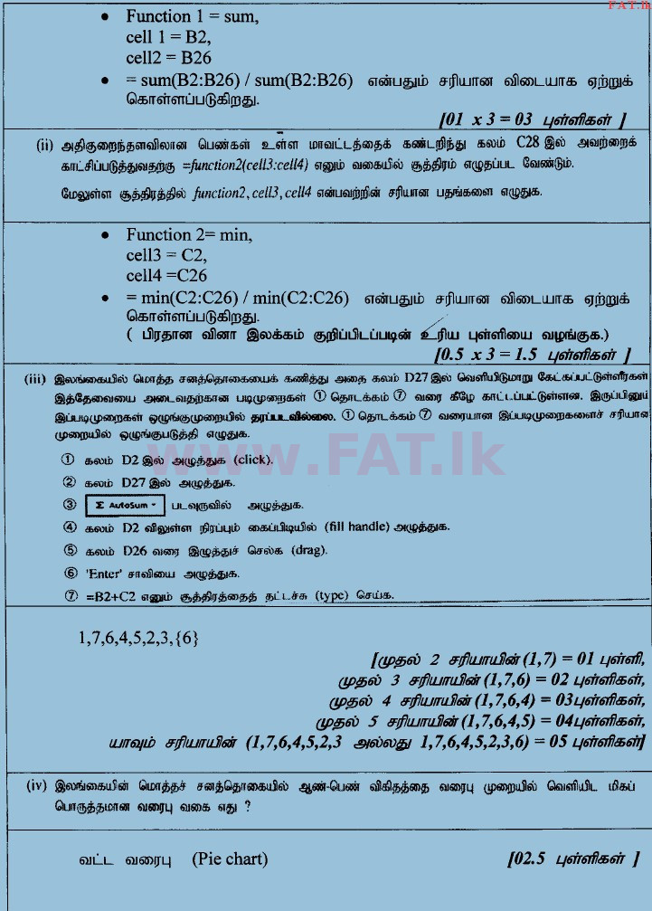 உள்ளூர் பாடத்திட்டம் : உயர்தரம் (உ/த) பொதுத் தொடர்பாடல் தொழில்நுட்பம் (GIT) - 2014 ஆகஸ்ட் - தாள்கள் II (தமிழ் மொழிமூலம்) 4 3960