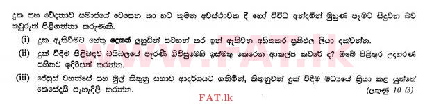 දේශීය විෂය නිර්දේශය : සාමාන්‍ය පෙළ (O/L) ක්‍රිස්තියානි ධර්මය - 2010 දෙසැම්බර් - ප්‍රශ්න පත්‍රය II (සිංහල මාධ්‍යය) 4 1