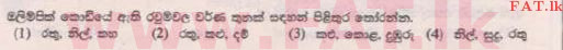 உள்ளூர் பாடத்திட்டம் : புலமைப்பரிசில் பரீட்சை தரம் 5 - 2015 ஆகஸ்ட் - தாள்கள் II B (සිංහල மொழிமூலம்) 19 1