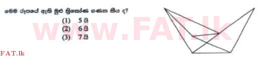 National Syllabus : Scholarship Exam Grade 5 - 2016 August - Paper I (සිංහල Medium) 27 1