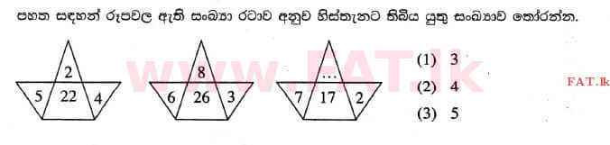 உள்ளூர் பாடத்திட்டம் : புலமைப்பரிசில் பரீட்சை தரம் 5 - 2017 ஆகஸ்ட் - தாள்கள் I (සිංහල மொழிமூலம்) 11 1